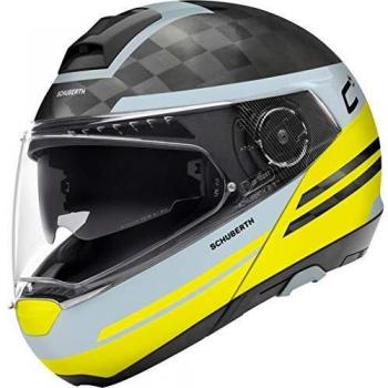 Schuberth C4 Pro Carbon Tempest Klapphelm Schwarz/Gelb S