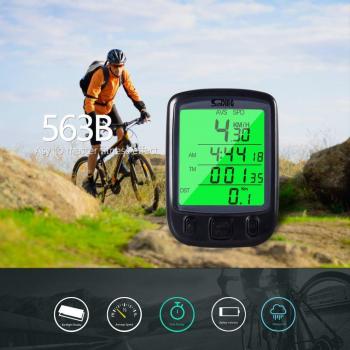 LCD Motorcycle Bicycle Speedometer Odometer with Backlight Monitor for Speed, Distance, and Riding Time