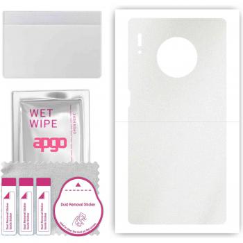 Sticker de protection pour la coque arrière compatible avec Huawei Mate 30 Pro, film adhésif, vinyle - motif mat transparent