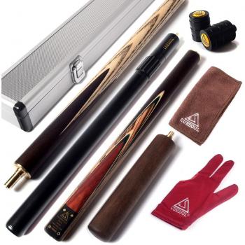 CUESOUL Aluminum Snooker Cue Extension with Handcrafted Joint and Case 57 3/4 (D308)
