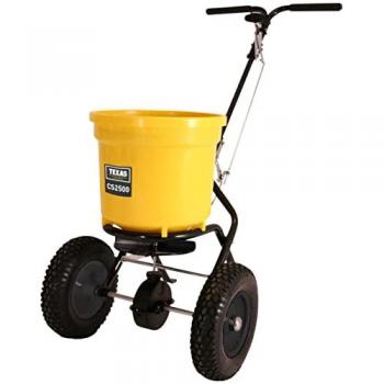 Épandeur Centrifuge Texas CS2500 pour Engrais, Gazon, Semences et Sel - 25 Litres