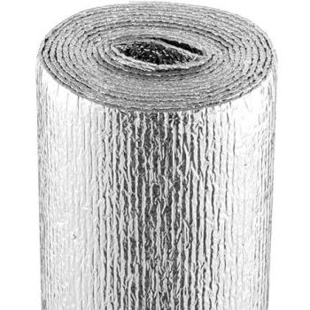 Rouleau d'Isolation Thermique Double Réfléchissant VEVOR, Barrière Radiante en Mousse EPE 3,2 mm, 1,22 m x 3 m, Feuille d'Aluminium Double Face pour