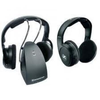 AURICULAR DIADEMA INALAMBRICO SENNHEISER RS 119 DUO STEREO/ FM 22-18500HZ 106DB ALCANCE 130M MONTAJE EN PARED OPCIONAL 2XAAA NEGRO