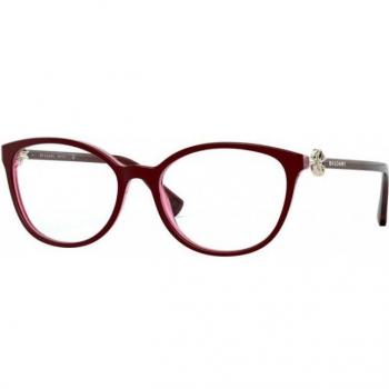 Bvlgari BV4185B 5469 54 Lentes Recetadas Para Mujer Rojos