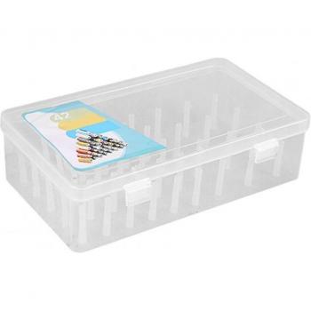 Transparent 42-Spool Sewing Thread Organizer Storage Box