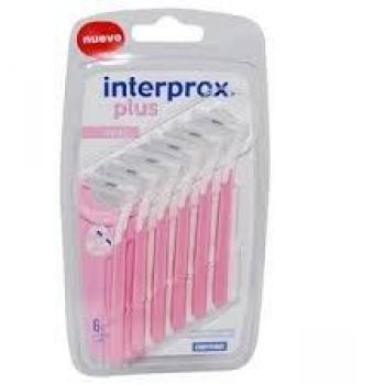INTERPROX PLUS NANO 6 UNIDADES ROSA