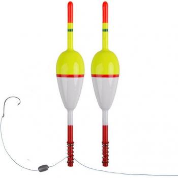 5g Vertical Slip Bobber Fishing Floats - 2 Pack Barguzinsky Fir Carp Tackle