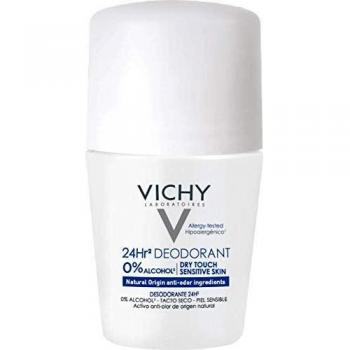 Desodorante Vichy Roll-On 24H Sem Alumínio Tacto Seco 50ml