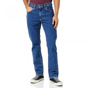 Lee Brooklyn Straight Mid Stonewash Jeans