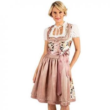 Krüger Dirndl Mididirndl 2tlg. 60cm Evie Nature - Beige - 38