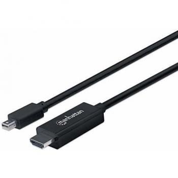 Manhattan Mini DisplayPort to HDMI Cable 4K@60Hz, 1.8m, Black