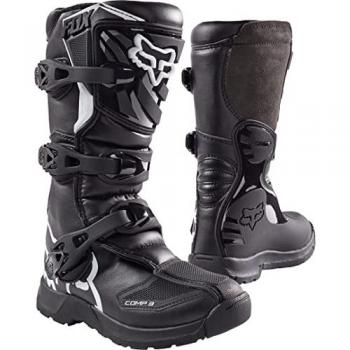 Bottes de Motocross Fox Comp 3Y pour Jeunesse - Noir - Taille 40/37