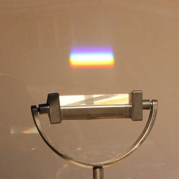8cm Dichroic Triangular Prism for Physics Experiments - Educational Optical Study Aid