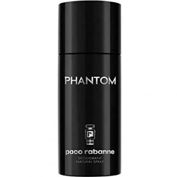 Paco Rabanne Phantom Desodorizante Spray 150ml - Desodorante em spray, fragrância masculina, embalagem de 150ml, proporciona frescor e proteção contra odores