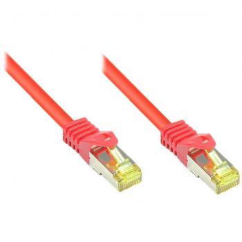 Cat7 Red S/FTP Networking Cable 0.25m with RJ45 Connector