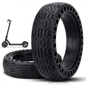 azamp 8 1/2 Honeycomb neumático de Goma Maciza, Neumático de Rueda de Repuesto de 8.5 Pulgadas neumático de Scooter sólido,para Rueda Llanta de Patinete Scooter Eléctrico Xiaomi M365