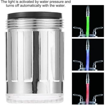 RGB LED Kitchen Faucet with Temperature Sensor and Glow Feature