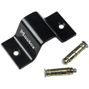 Master Lock Secure Bike Steel Anchor, Wall/Floor Mounting Point with Angled U Plate