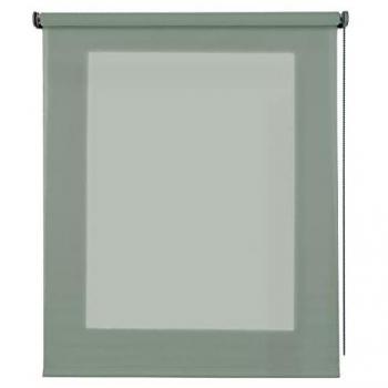 Estor Enrollable Translúcido Térmico 100% Poliéster para Ventanas y Puertas - Aporta Privacidad y Tamiza la Luz - Ideal para Cocina o Salón - Verde 140 x 250 cm