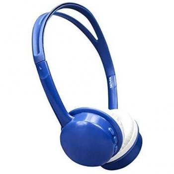 Auriculares Inalámbricos Bluetooth Denver BTH-150 para Crianças Azul com Limitação de Volume e Bateria Recargável
