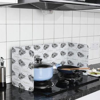 Bloc d'huile en feuille d'aluminium anti-éclaboussures pour cuisson - Barrière thermique et déflecteur de graisse