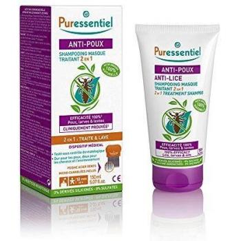 Shampoo Anti-Poux 2 em 1 com Máscara Tratante e Peigne - 150ml