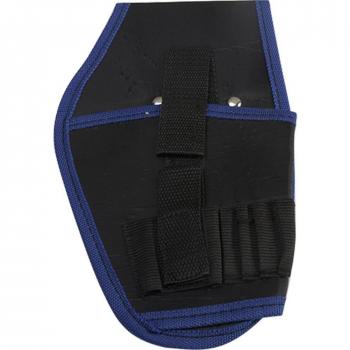 Portable Wear-Resistant Waist Pack for Cordless Drill with Hook and Loop Fastener