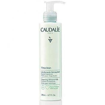 Caudalie Vinoclean Leite de Amêndoas Desmaquilhante 200ml - Produto: Leite desmaquilhante; Características: Formulado com extrato de amêndoas, textura suave e cremosa,