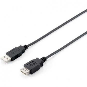 Equip USB 2.0 Extension Cable A to A 3 m M/F Black