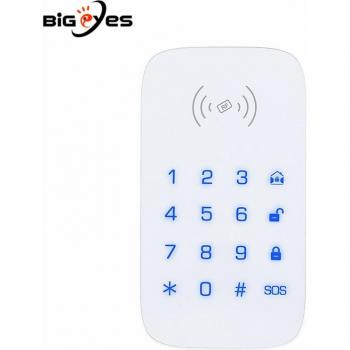 PGST 433MHz Wireless Touch Keypad with RFID Tag Support for Security Intruder Alarm System