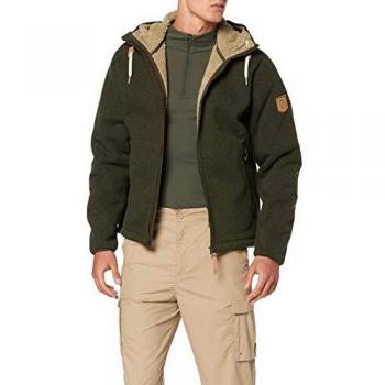 Fjällräven Herren Polar Fleecejacke, Dark Olive, L