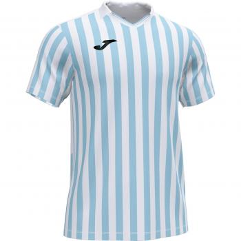 Joma Copa II Men's Short Sleeve T-Shirt White Sky Blue
