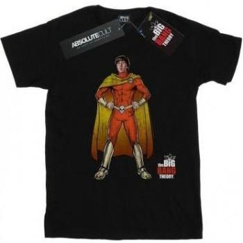 T-Shirt Uomo Supereroe Howard The Big Bang Theory L Bianca