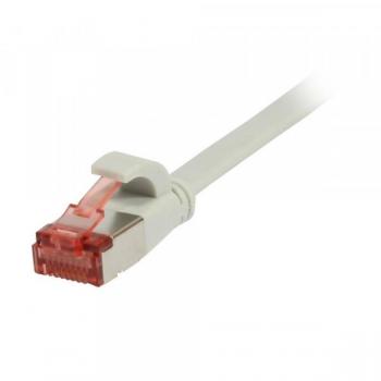 Synergy 21 Flaches RJ45 Patchkabel CAT6 250Mhz, 0.15m grau, U/FTP, Superflex TPE