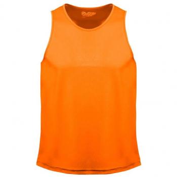 5 Pack - AWDis Men's Sleeveless Cool Vest Orange Crush XXL