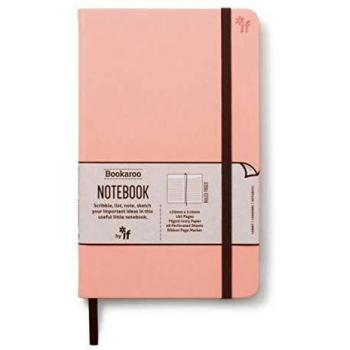 Blush A5 Bookaroo Notebook with Elastic Closure and Pen Loop