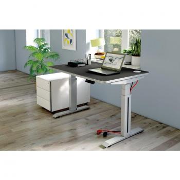 Höhenverstellbarer Sitz-Steh-Schreibtisch Move Professional in Anthrazit