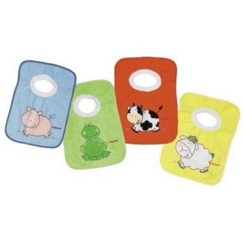 Playshoes Bavoirs encolure - Lot de 4