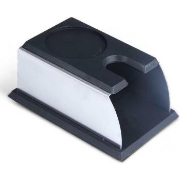 Durable Stainless Steel Coffee Tamper Stand with Silicone Base Support