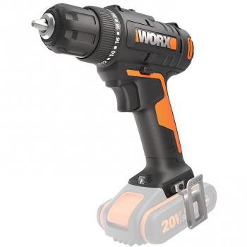 Avvitatore a Batteria Worx WX100.9 20V - Senza Batteria e Caricatore, 20+1 Livelli di Coppia fino a 30 Nm, Luce LED