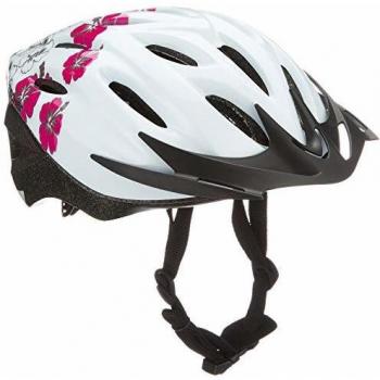 FISCHER Erwachsene Fahrradhelm, Radhelm, Cityhelm Hawaii, L/XL, 58-61cm, weiß pink