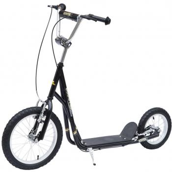 HOMCOM Adult Teen Push Scooter Kids Children Stunt Scooter Bike Bicycle Ride On Alloy Wheel Pneumatic Tyres
