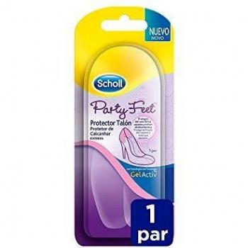 DR SCHOLL PROTECTOR TALON PARTY FEET - Protetor de Calcanhar, 1 par, conforto extra para calçados apertados, alívio de pressão no calcanhar, adesivo para fixação segura, design discre