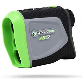 Precision Pro Golf, NX7 Golf Rangefinder, Laser Golf Rangefinder with Pulse Vibration, 400 Yard Range, 6X Magnification, Lifetime Battery Replacement