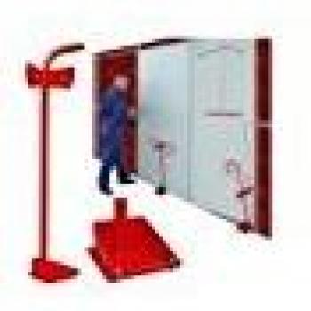 Outifrance 8839085 Cale plaques à coulisseau avec roulettes, Rouge