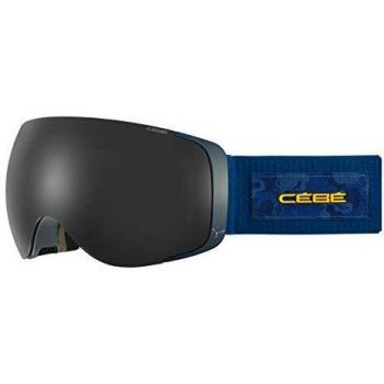 Cebe Exo OTG Ski Goggles - Matt Navy Red Grey with Ultra Black/CAT3+Amber Flash Mirror/CAT1 Unisex